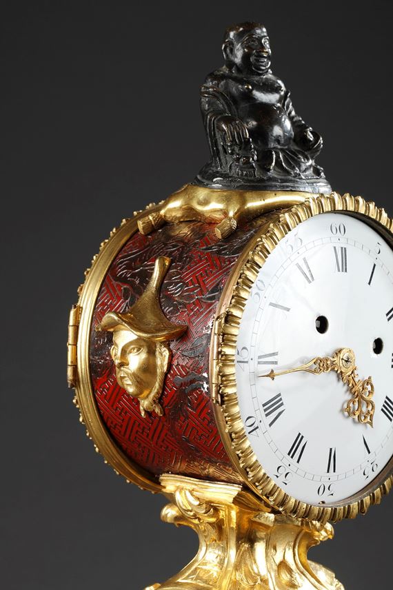 A mid-18th century patinated and ormulu &quot;Chinoiserie&quot;mantel-clock | MasterArt
